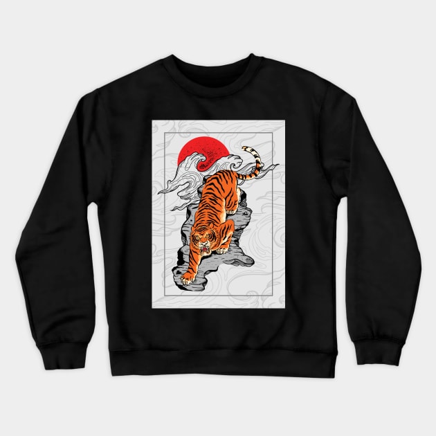 Tiger King Crewneck Sweatshirt by samsa